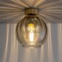 TK Lighting Devi Amber lampa podsufitowa 1x15W złoty/bursztyn 4741 zdj.4