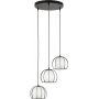 TK Lighting Beniamin lampa wisząca 3x6W czarna/biała 4812 zdj.5