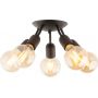 TK Lighting Rubio lampa podsufitowa 5x15W czarny 4830 zdj.3