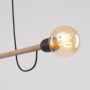 TK Lighting Helix lampa wisząca 2x15W drewno/czarny 4951 zdj.4