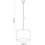 TK Lighting Moreno lampa wisząca 1x15W czarna 4991 zdj.2