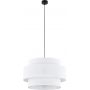 TK Lighting Calisto lampa wisząca 1x15W biały/czarny 5095 zdj.1