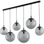 TK Lighting Esme lampa wisząca 6x15 W grafitowa 5383 zdj.1