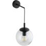 TK Lighting Esme kinkiet 1x15W czarny/przezroczysty 5387 zdj.3