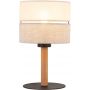 TK Lighting Eco lampa stołowa 1x15W szary/beżowy/drewno 5596 zdj.4
