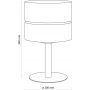 TK Lighting Eco lampa stołowa 1x15W szary/beżowy/drewno 5596 zdj.2