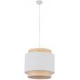 TK Lighting Boho lampa wisząca 1x15 W biała 5653 zdj.1