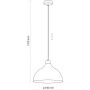 TK Lighting Cap lampa wisząca 1x15W zielona 5665 zdj.2