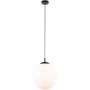 TK Lighting Esme lampa wisząca 1x15W czarny/biały 5671 zdj.4