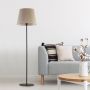 TK Lighting Chicago lampa stojąca 1x15W czarny/len naturalny 5151 zdj.5