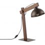 TK Lighting Oslo lampa biurkowa 1x15 W drewno-brązowa 5788 zdj.1