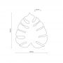 TK Lighting Monstera XL kinkiet 4x6W brązowy 5822 zdj.2