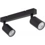 TK Lighting Top lampa podsufitowa 2x10 W czarna 6175 zdj.1