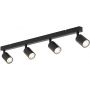 TK Lighting Top lampa podsufitowa 4x10 W czarna 6177 zdj.4