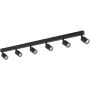 TK Lighting Top lampa podsufitowa 6x10 W czarna 6178 zdj.1