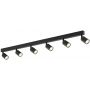 TK Lighting Top lampa podsufitowa 6x10 W czarna 6178 zdj.3