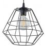 TK Lighting Diamond lampa wisząca 1x15 W czarna 6206 zdj.2