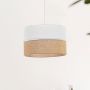 TK Lighting Linobianco lampa wisząca 3x15W biały/brązowy 6573 zdj.4