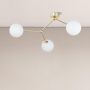 TK Lighting Fairy lampa podsufitowa 3x6W złota/biała 6471 zdj.5