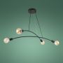 TK Lighting Helix lampa wisząca 4x15W czarna 2724 zdj.4