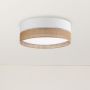 TK Lighting Linobianco plafon 3x15W biały/brązowy 6577 zdj.5