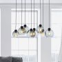 TK Lighting Cubus lampa wisząca 8x15W grafit lustrzany/czarny 4113 zdj.7