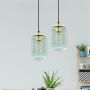 TK Lighting Marco lampa wisząca 1x15W czarna/zielona 6696 zdj.5