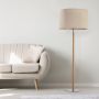 TK Lighting Deva Nature lampa stojąca 1x15W czarny/szary/beżowy 5199 zdj.5