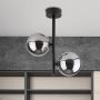 TK Lighting Estera lampa podsufitowa 2x6W czarny/przydymiony 6706 zdj.7