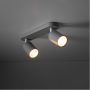TK Lighting Livia lampa podsufitowa 2x10 W szara 10241 zdj.3