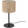 TK Lighting Juta lampa stołowa 1x15 W czarna-juta 5552 zdj.1