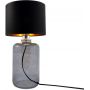 Zuma Line Samasun Grafit lampa stołowa 1x60W czarny/szkło przydymione 5505BKGO zdj.1