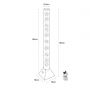 Zuma Line Aqua lampa stojąca 1x2,25 W przezroczysta-srebrna 89244 zdj.2
