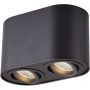 Zuma Line Rondoc lampa podsufitowa 2x50W czarna ACGU10-191-N zdj.1