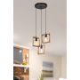 Zuma Line Atria lampa wisząca 3x20 W czarna-drewno ASZ.1678 zdj.4