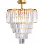 Zuma Line Amedeo lampa podsufitowa 10x40 W przezroczysta FC17106/6+3+1-GLD zdj.1