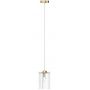 Zuma Line Nira lampa wisząca 1x40 W przezroczysta-złota MD3523-1-EGN zdj.1