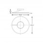 Zuma Line Malu lampa podsufitowa 1x37 W czarna MX3689-1L-3BGT zdj.2