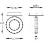 Zuma Line Girona lampa podsufitowa 1x10 W przezroczysta MX3713-1-3GT zdj.2