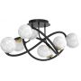 Zuma Line Nisyro lampa podsufitowa 8x3,5 W czarna-złota MX4922-8-EBGN zdj.1