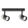 Zuma Line Fori lampa podsufitowa 2x50 W czarna-złota OB-2204BD-2-BK zdj.1