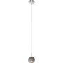 Zuma Line Crystal lampa wisząca 1x42W chrom/szkło dymione/kryształ P0076-01A-F4FZ zdj.1