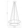 Zuma Line Marseille lampa wisząca 2x40 W złota PL201004B-2GD zdj.2