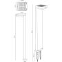 Zuma Line Grid lampa solarna stojąca 1x4,5 W czarny PT33813 zdj.2
