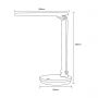 Zuma Line SM lampa biurkowa 1x5 W biała SM-542-WH zdj.2