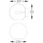 Zuma Line Enceladus kinkiet 1x5 W przezroczysty-złoty W0428-01D-L4AC zdj.2