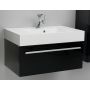 Antado Variete szafka 80 cm podumywalkowa wisząca czarny połysk 658547 zdj.4