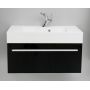 Antado Variete szafka 80 cm podumywalkowa wisząca czarny połysk 658547 zdj.1