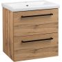 Astor Aster umywalka z szafką 51 cm dąb wotan AM-ATU-510-2N zdj.1