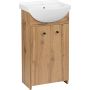 Astor Pik Wotan umywalka z szafką 46 cm dąb AM-END-453-2N zdj.1